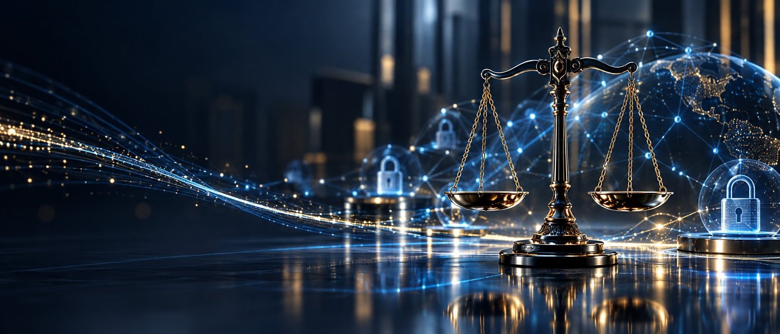 Balança da Justiça entre cadeados e uma rede digital: Revisão de contrato bancário e juros abusivos, Chiaradia & Sapag Advogados Associados, Tupã/SP